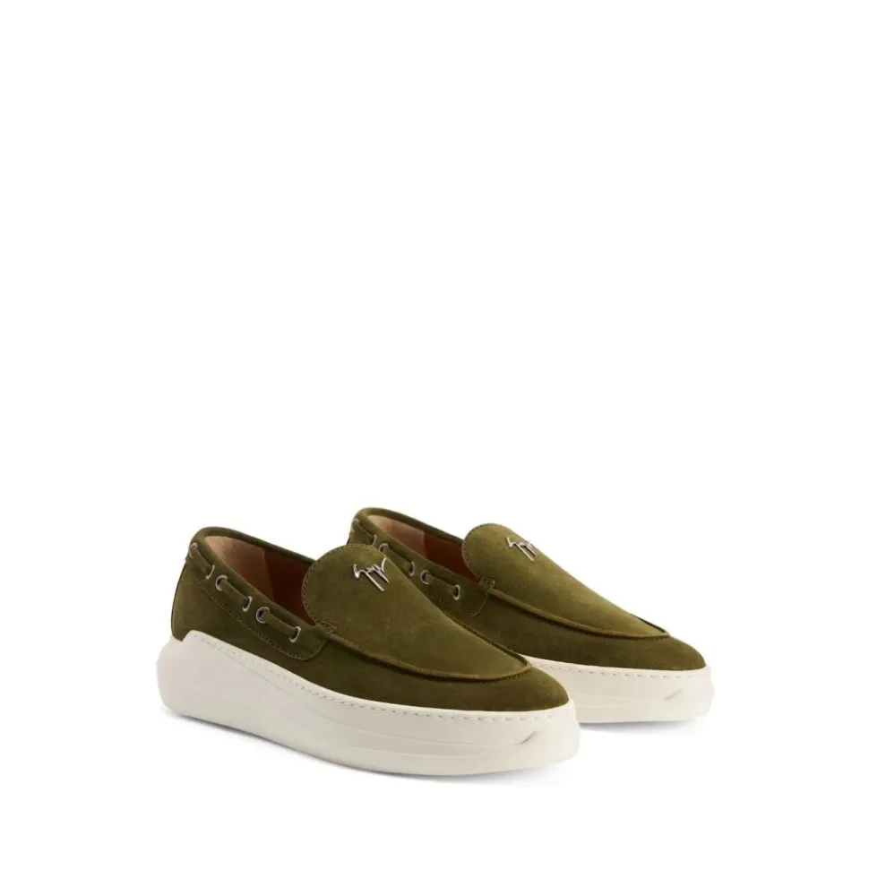 Grüne Casual Loafers Slip On