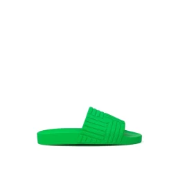 Grüne Gewebte Hausschuhe