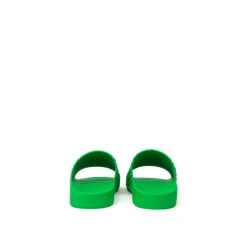 Grüne Gewebte Hausschuhe