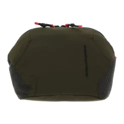 Grüne Leder Unisex Kulturtasche für Reisen