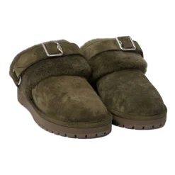 Grüne Loafer Schuhe Eleganter Bequemer Stil
