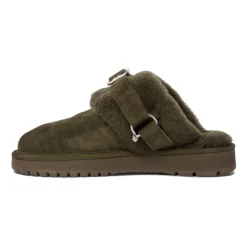 Grüne Loafer Schuhe Eleganter Bequemer Stil