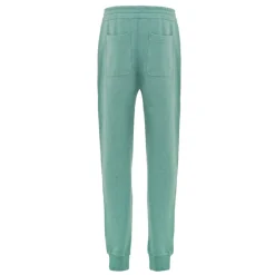 Grüne Melange Sweatpants Lässiger Stil
