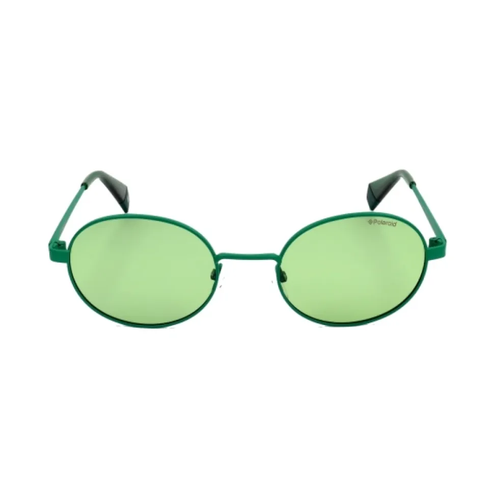 Grüne Metall Unisex Sonnenbrille