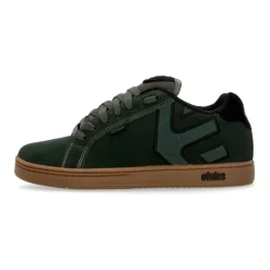 Grüne Skate Schuhe mit Schnürverschluss