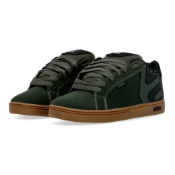 Grüne Skate Schuhe mit Schnürverschluss