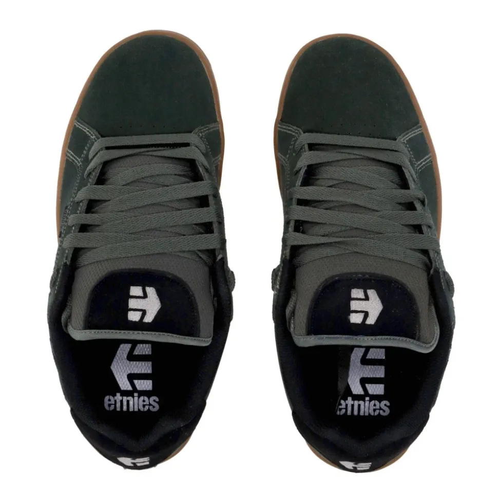 Grüne Skate Schuhe mit Schnürverschluss