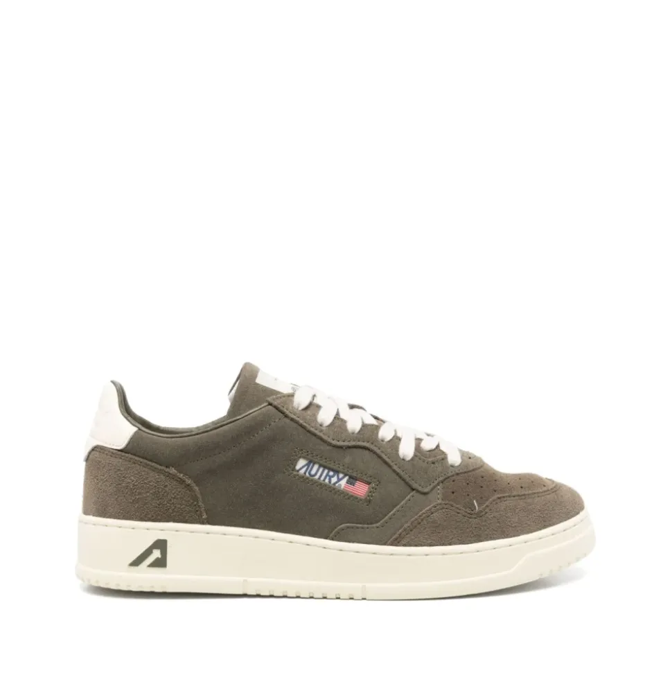 Grüne Sneakers Medalist Frontverschluss