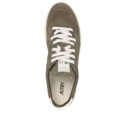 Grüne Sneakers Medalist Frontverschluss