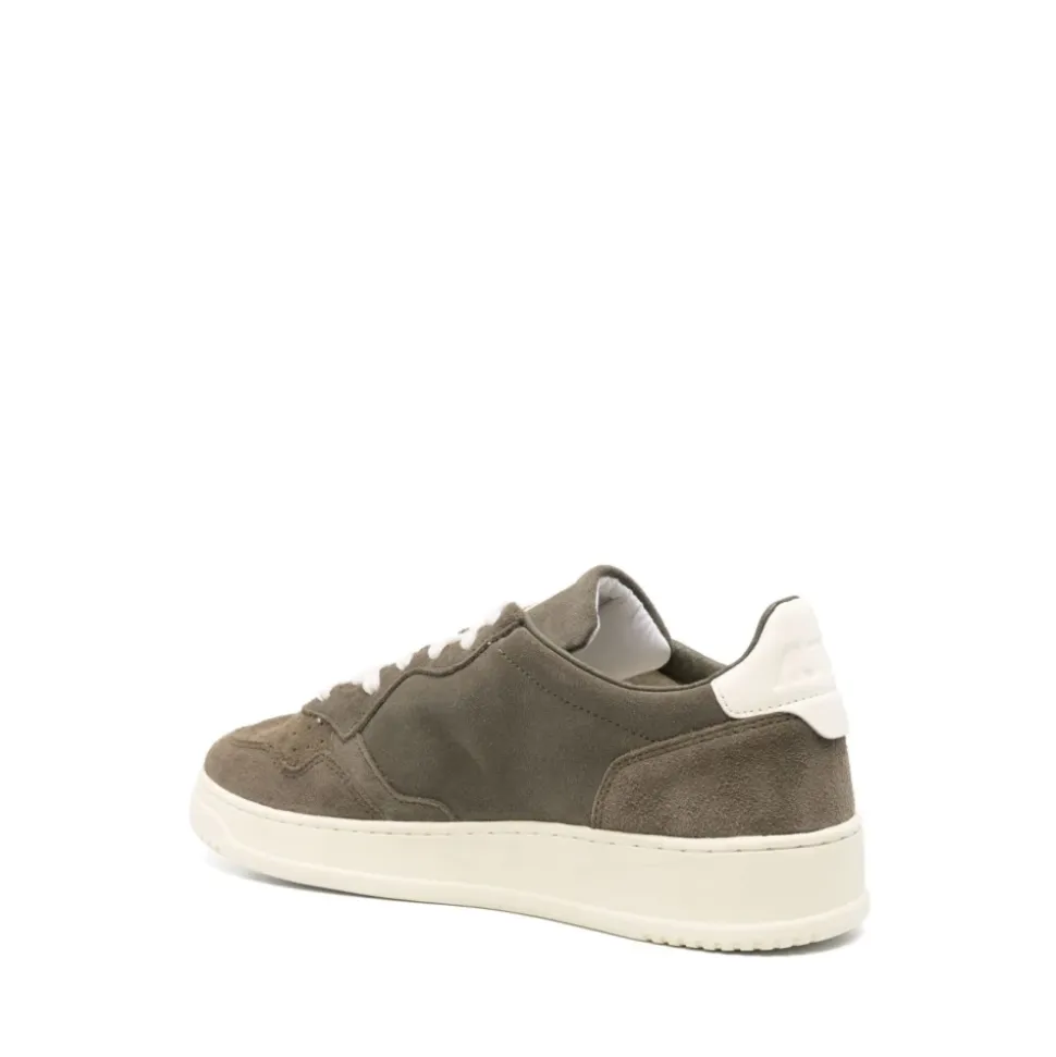 Grüne Sneakers Medalist Frontverschluss