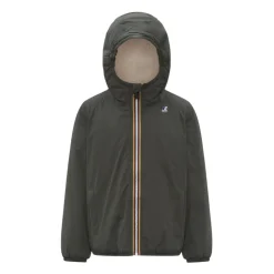 Grüne Wasserdichte Jacke mit Sherpa-Futter