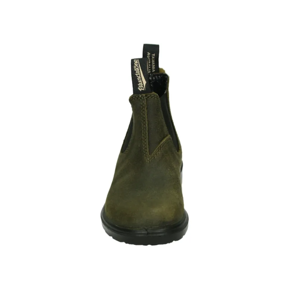 Grüne Wildleder Jungen Schuhe