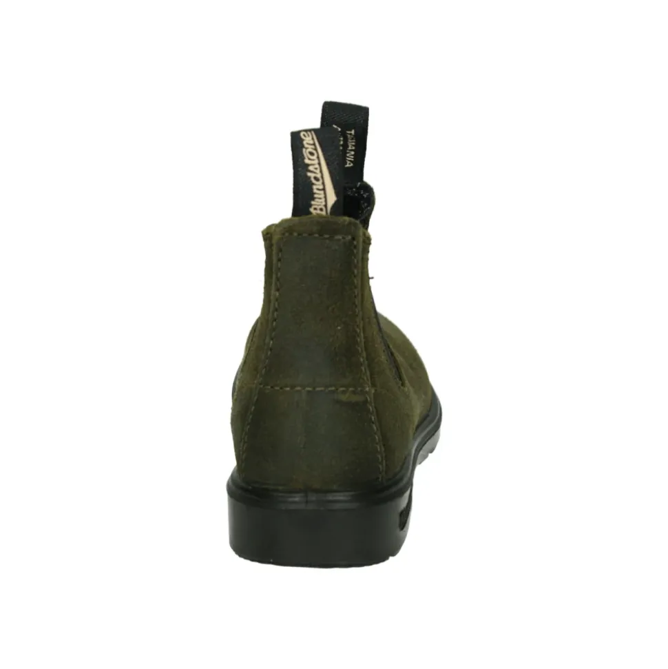 Grüne Wildleder Jungen Schuhe