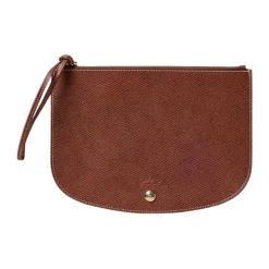 Grüne Zip Clutch