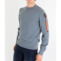 Grüner Basic Pullover für Männer