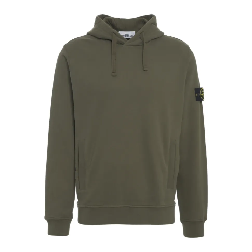Grüner Kapuzenpullover AW25