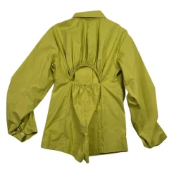 Grüner Kinder Jumpsuit mit offenem Rücken