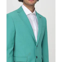 Grüner Slim-Fit Anzug
