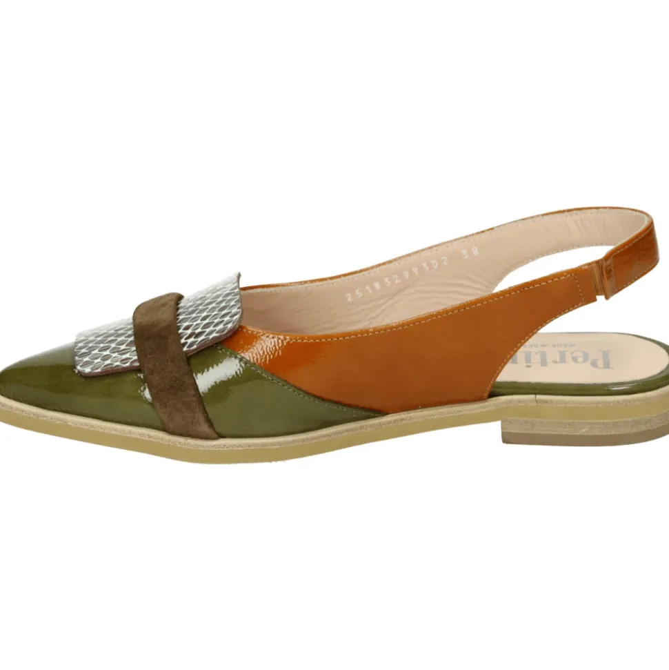 Grüner Sling-back ROBIN Schuh