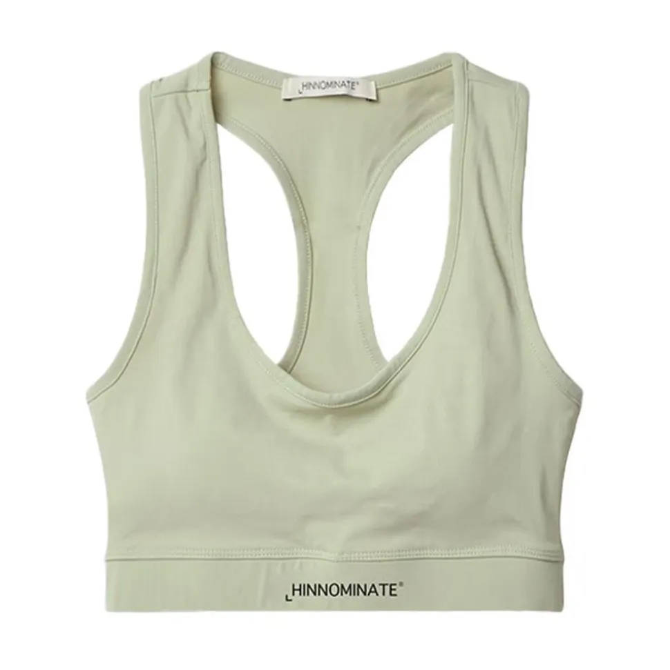 Grünes Fitness Top mit Silikondruck