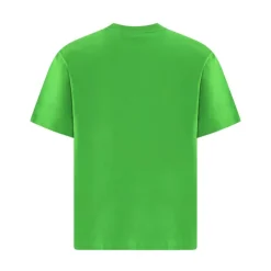 Grünes Logo-T-Shirt für Herren