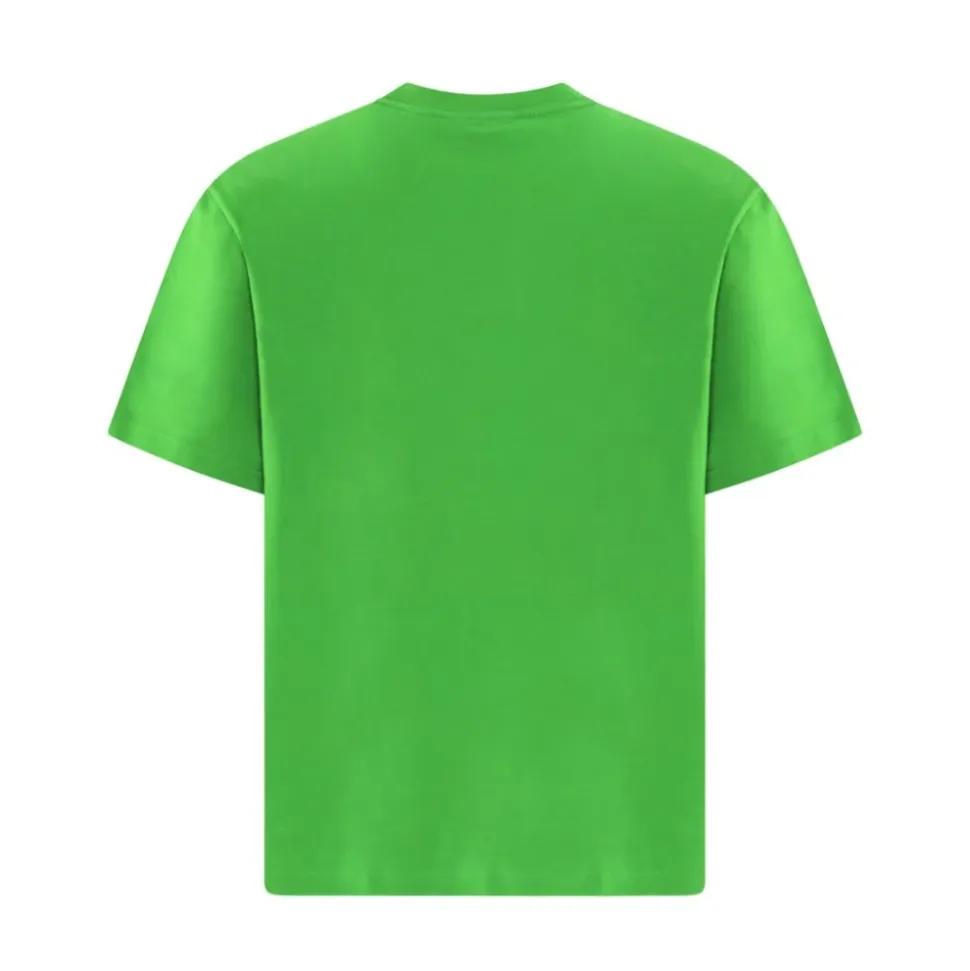 Grünes Logo-T-Shirt für Herren