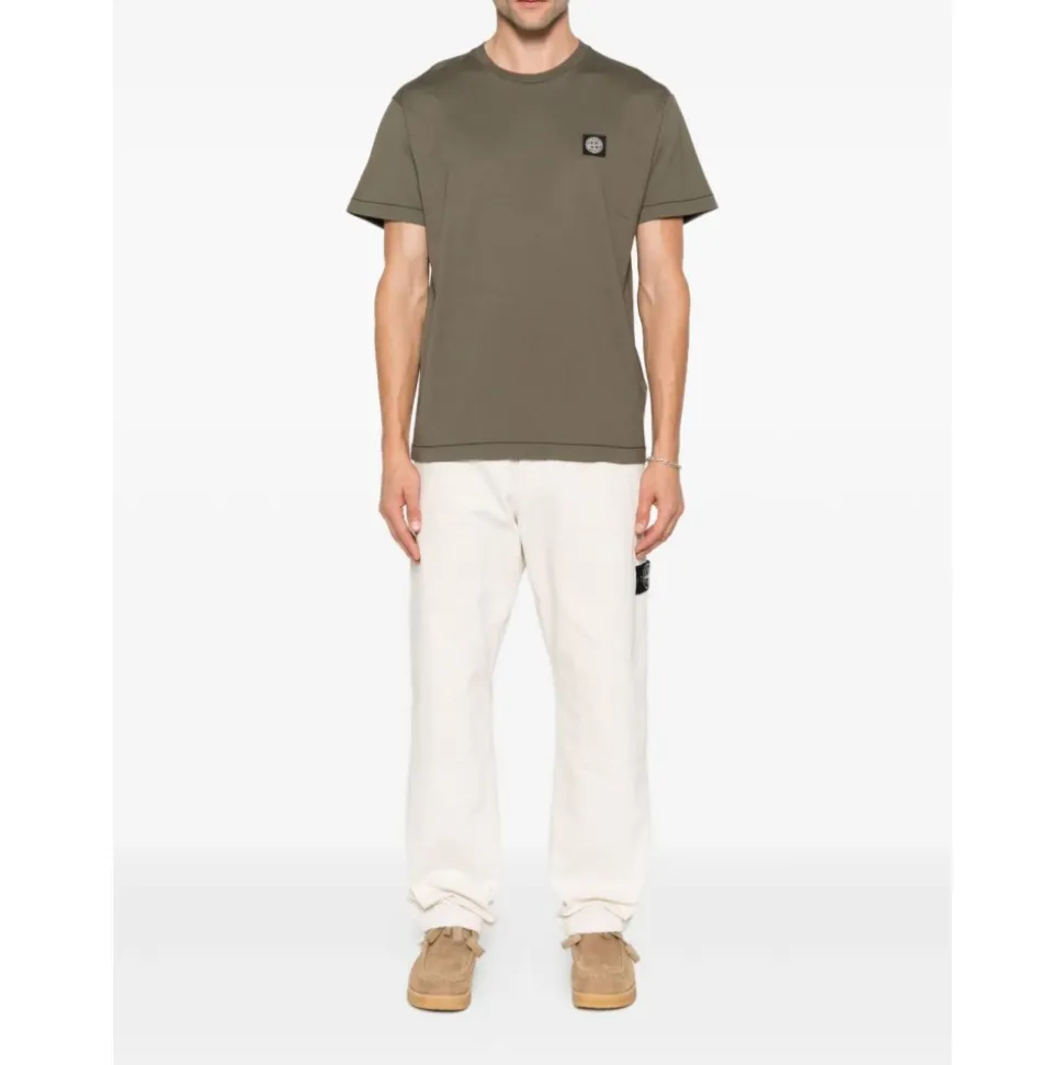 Grünes T-Shirt für Männer AW25