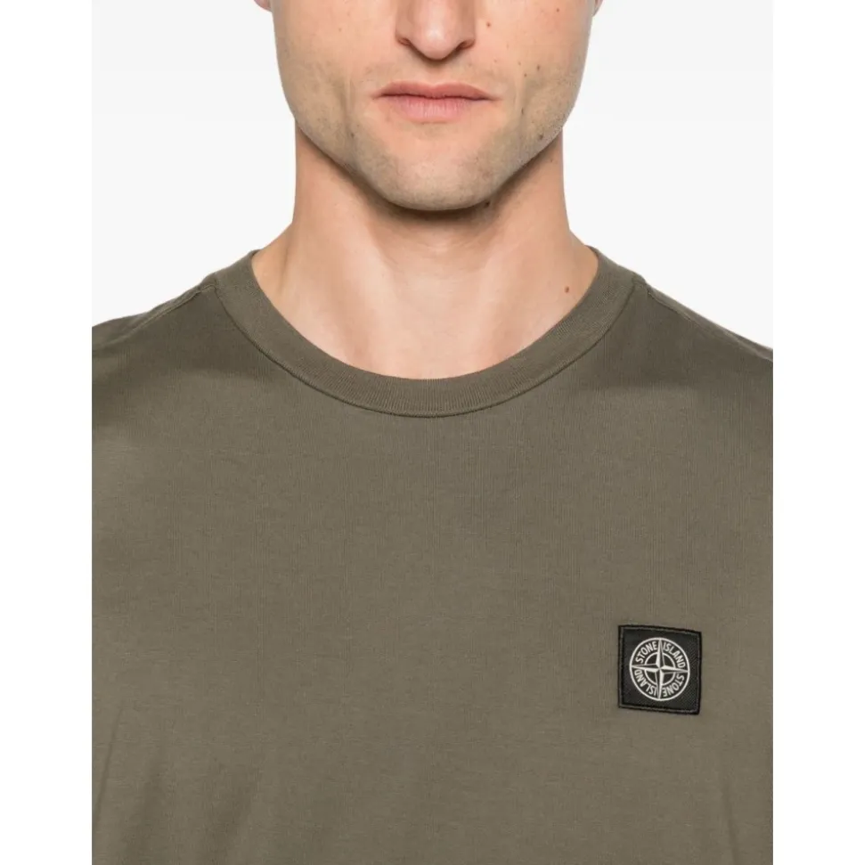 Grünes T-Shirt für Männer AW25