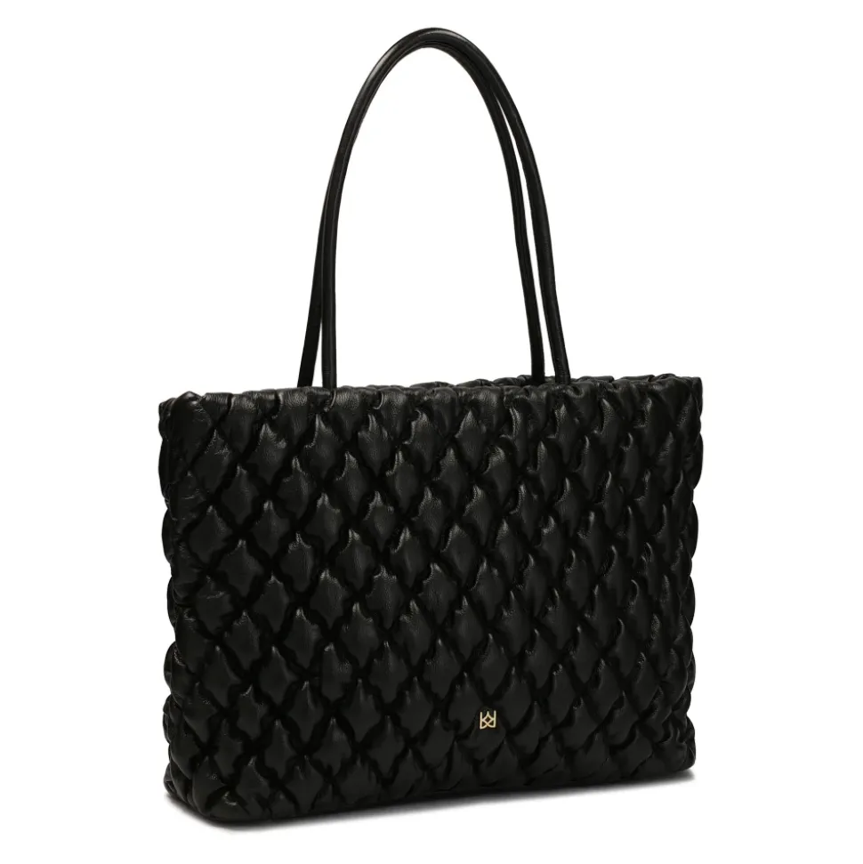 Große gesteppte Schultertasche