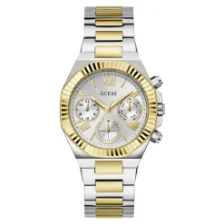 Guess Damen Multifunktionsuhr EQUALITY GW0769L3 Silber und Gold