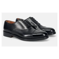 Handgefertigte schwarze Brogues für Herren