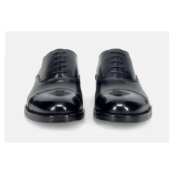 Handgefertigte schwarze Brogues für Herren