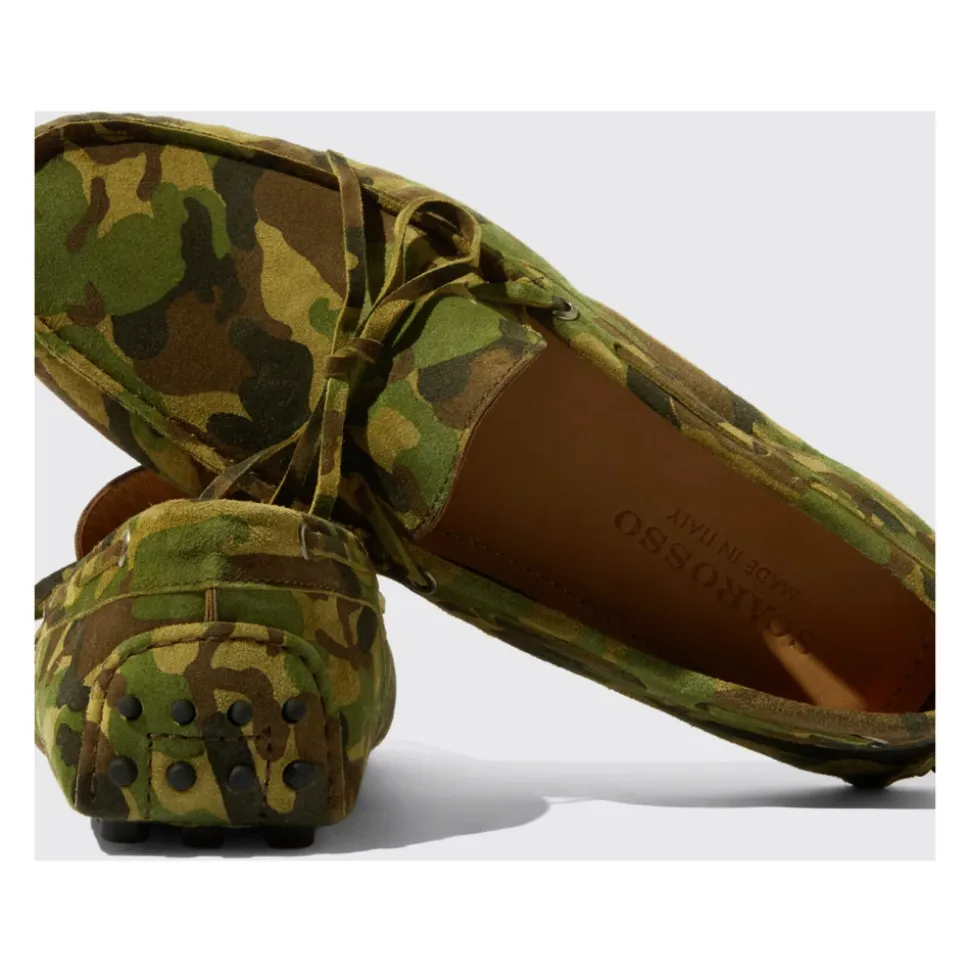 Handgefertigte Suede Driving Shoes