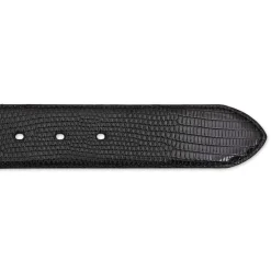 Handgemachter Gürtel in Schwarz/Grau