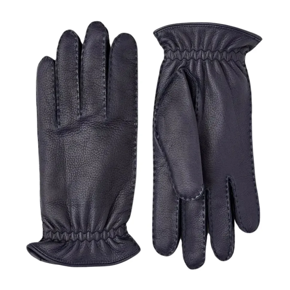 Handgenähte Elchlederhandschuhe mit Kaschmirfutter