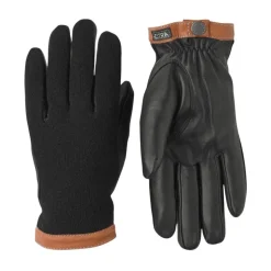 Handschuhe aus Hirschleder und Wolle mit warmem Futter