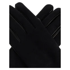 Handschuhe mit einer Applikation in Form eines Logos