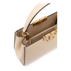 Handtasche aus gebürstetem Leder