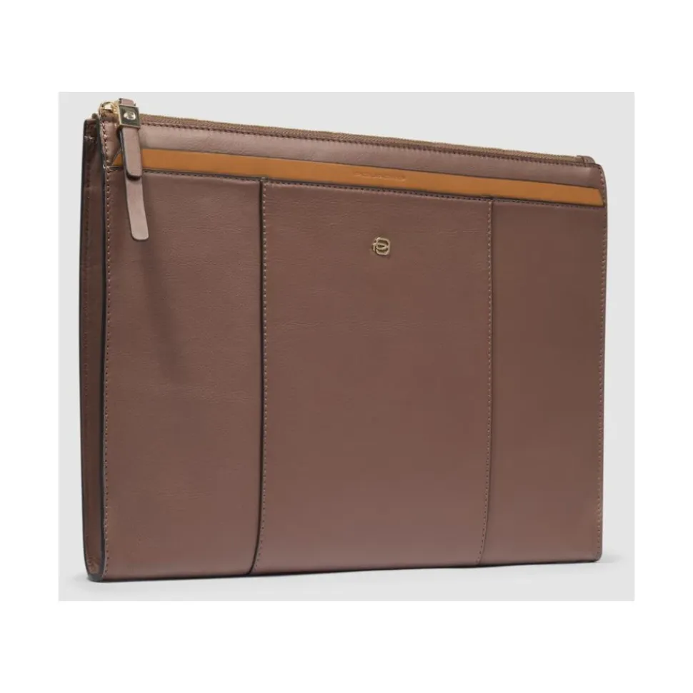 Handtasche Damen aus Leder mit iPad®-Fach