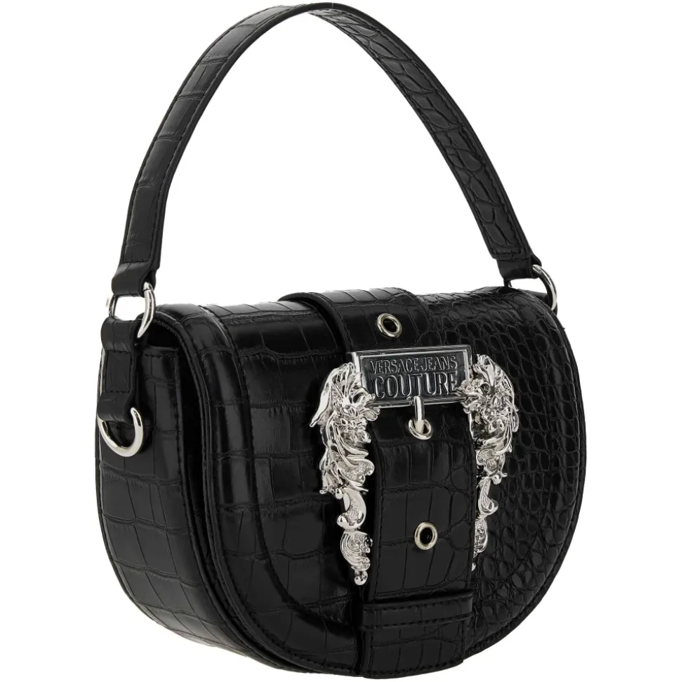 Handtasche mit Krokodilleder-Effekt