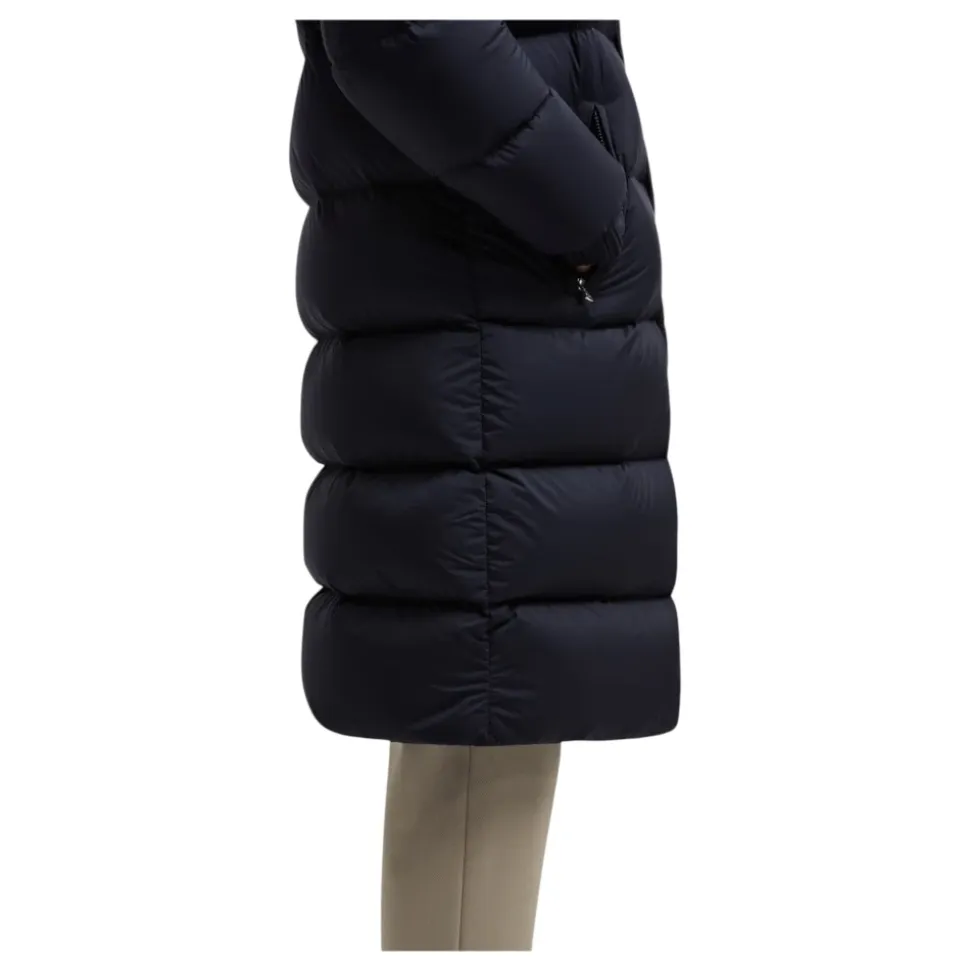 Hanoverian Kapuzen-Longdaunenjacke