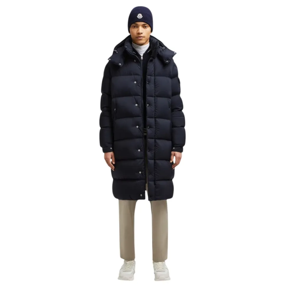 Hanoverian Kapuzen-Longdaunenjacke