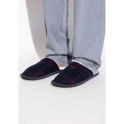 Hausschuhe aus Flanell mit Tartanmuster