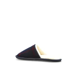 Hausschuhe aus Flanell mit Tartanmuster