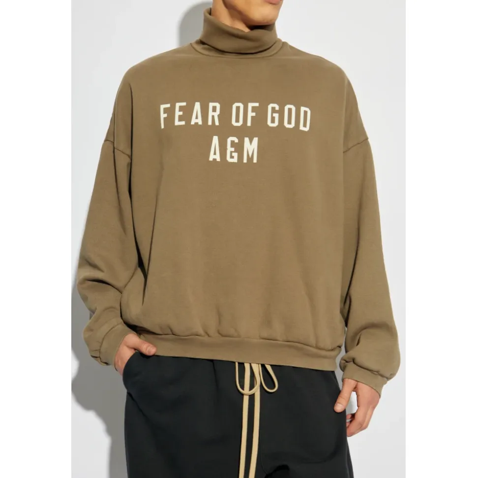 Heavy Fleece Rollkragenpullover