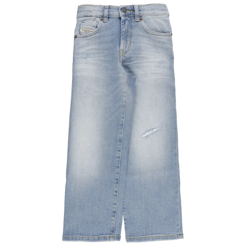 Hellblaue Kinder Baumwollhose