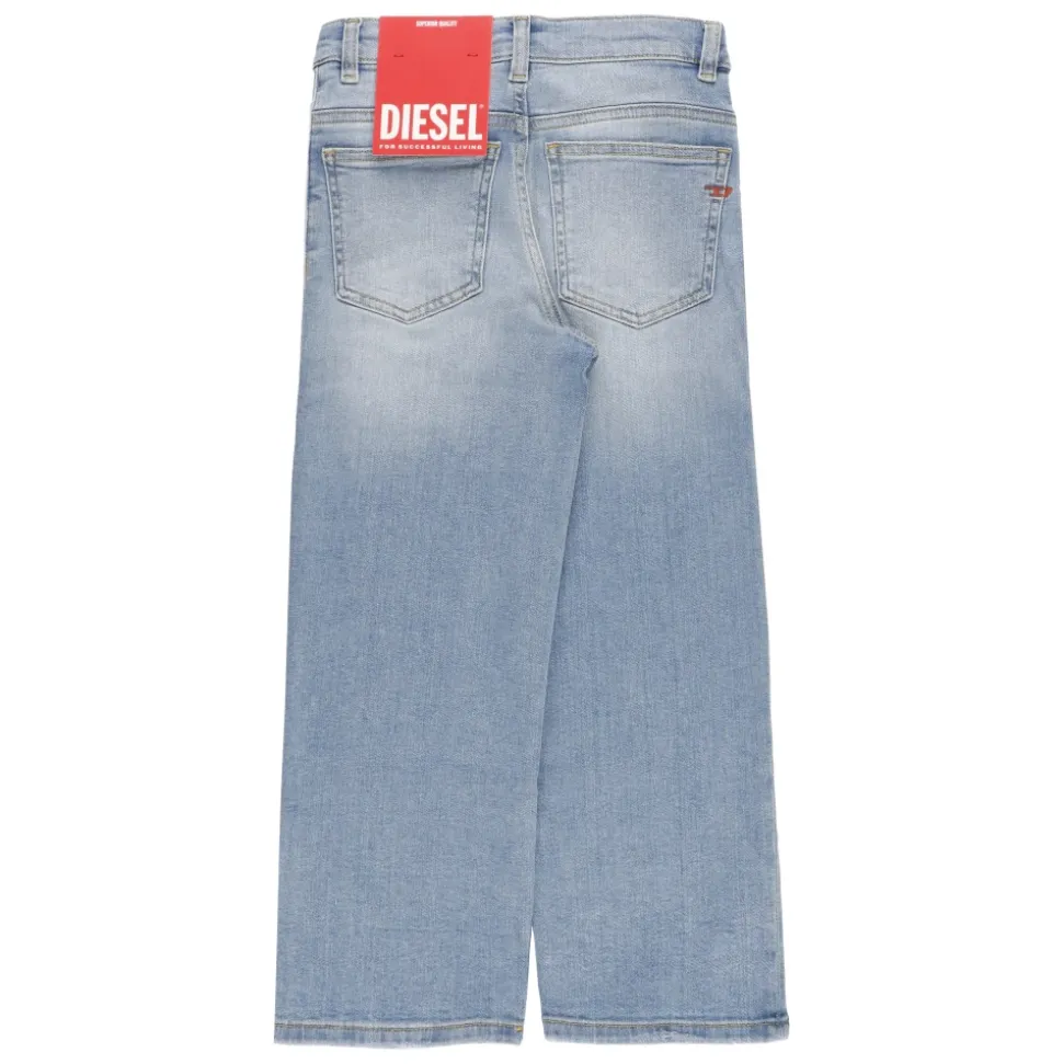 Hellblaue Kinder Baumwollhose