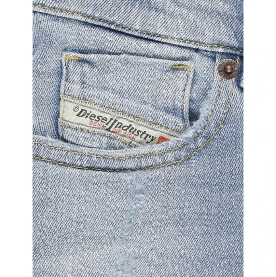 Hellblaue Kinder Baumwollhose