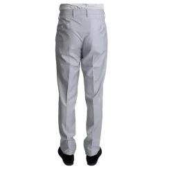 Hellblauer Slim Fit Wollanzug