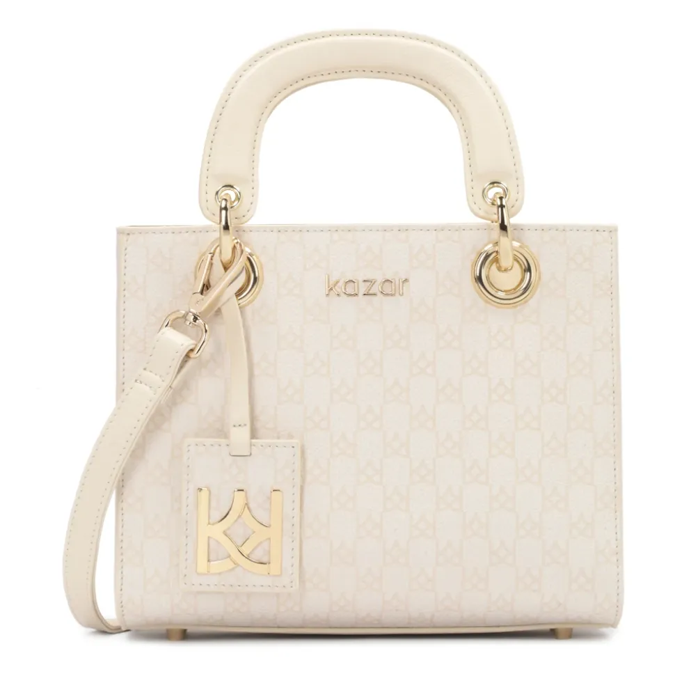 Helle Ledermuster-Tasche